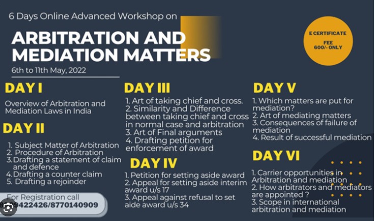 Arbitration & Mediation Workshop